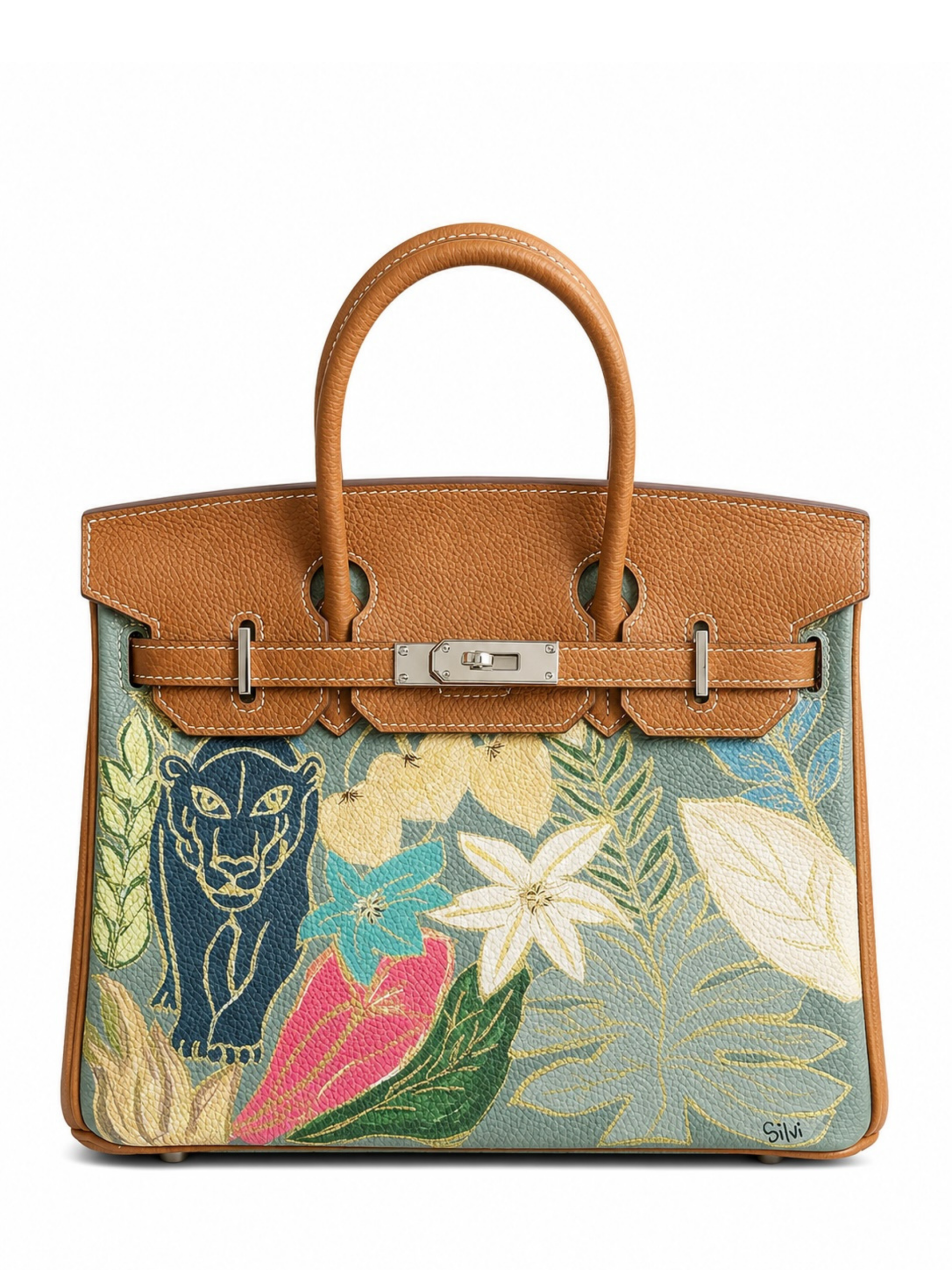 Silvi Leather Large Handle