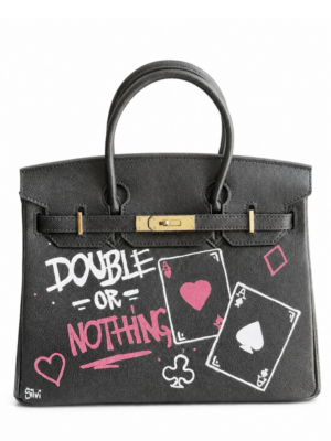 Silvi Black Leather Large Handle