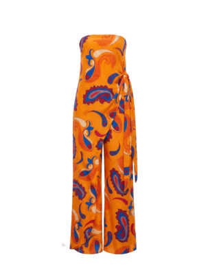 Style Junkiie Orange Jumpsuit