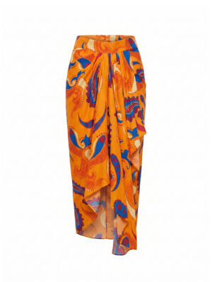 Style Junkiie Orange Skirt
