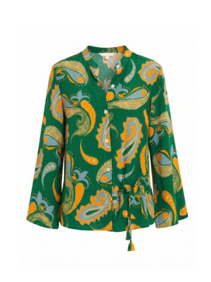 Style Junkiie Green Short Coat/Outerwear