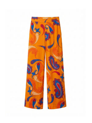 Style Junkiie Yellow Flared Pants