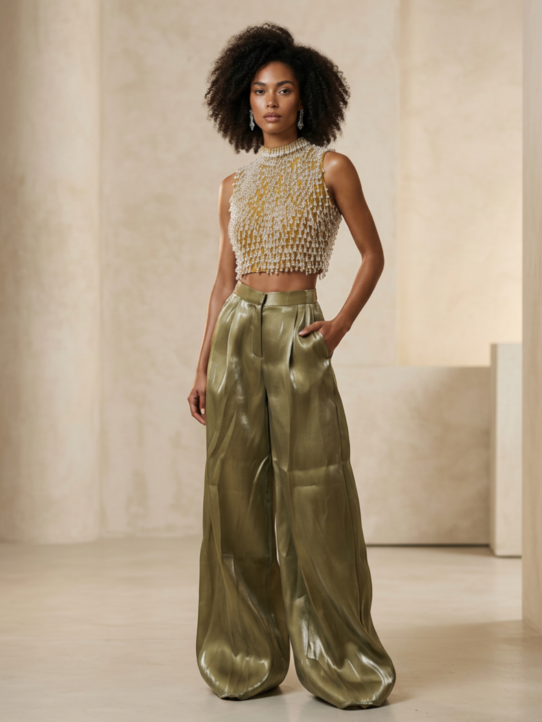Tamris Couture Cropped Top - Image 2