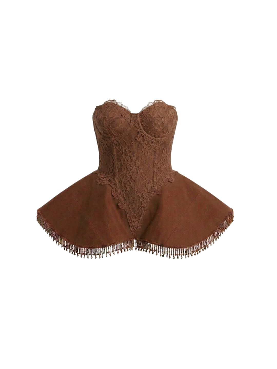 Tamris Couture Brown Blouse Top