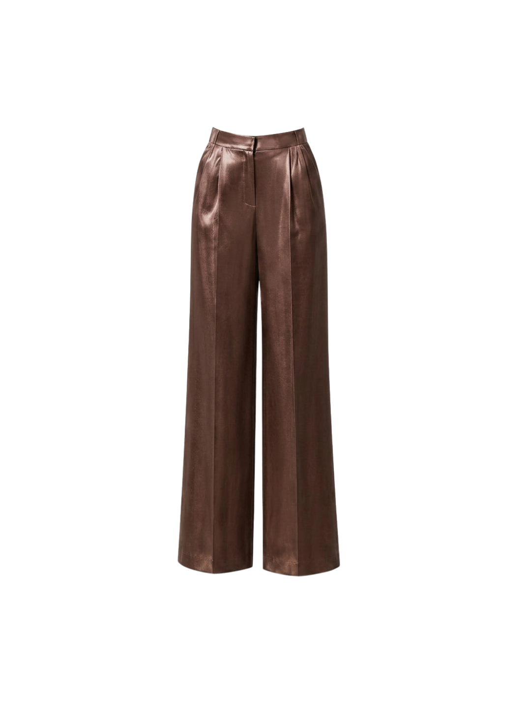Tamris Couture Metallic Brown Flared Pants