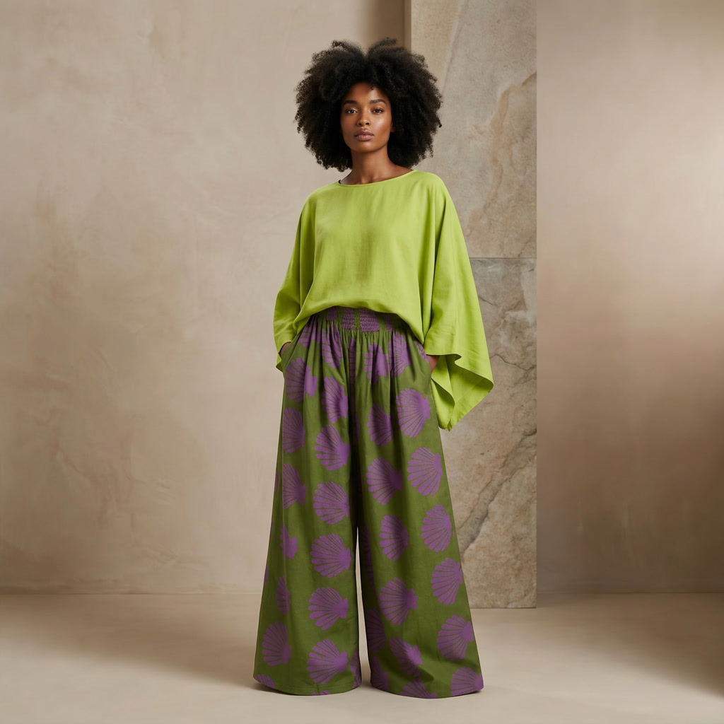 Tamris Couture Long Sleeve Lemon Top - Image 4