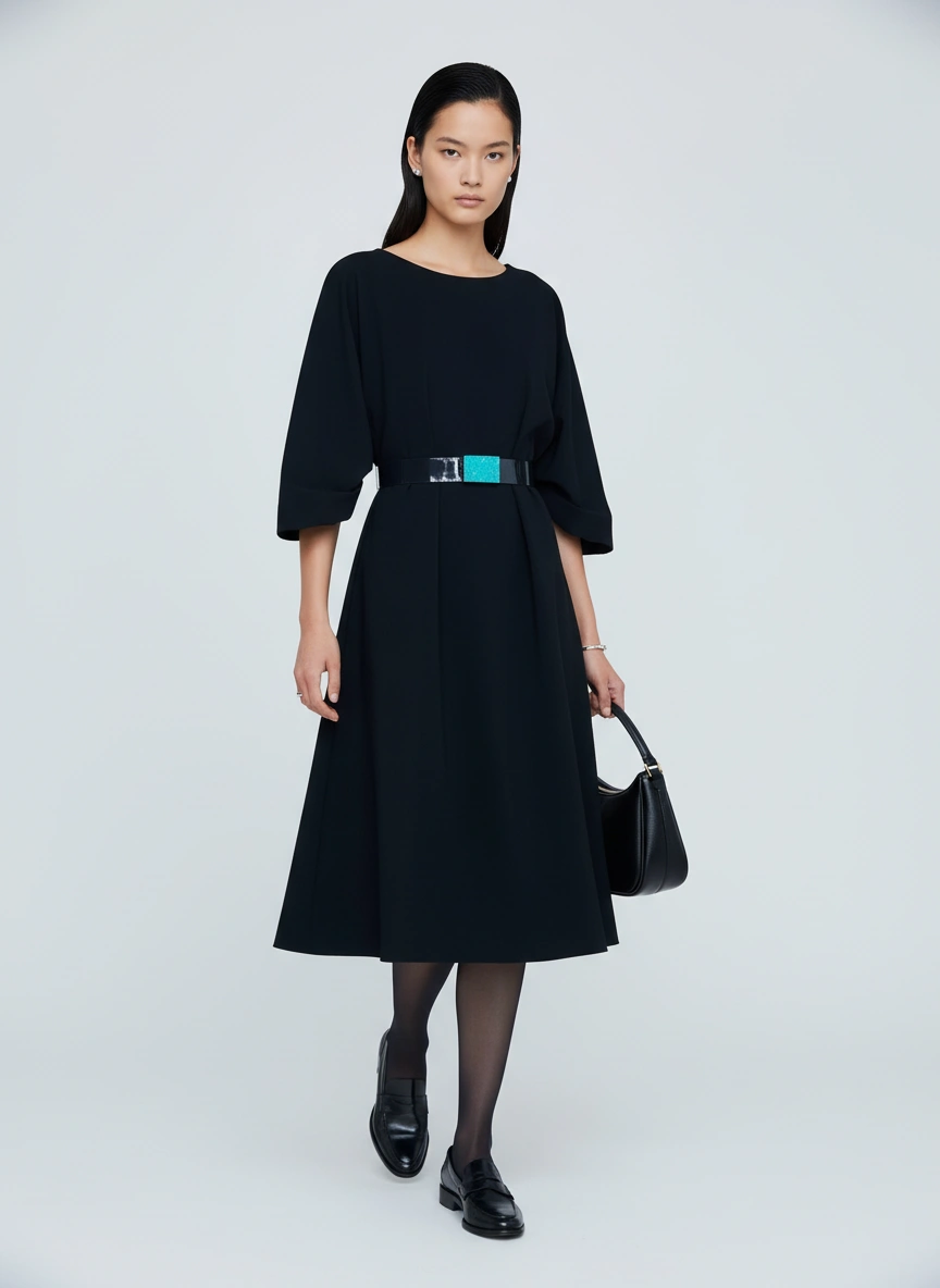 L U C I E M A R K O V A SINGULARITY HI DRESS(Black Cocktail Dress) - Image 2