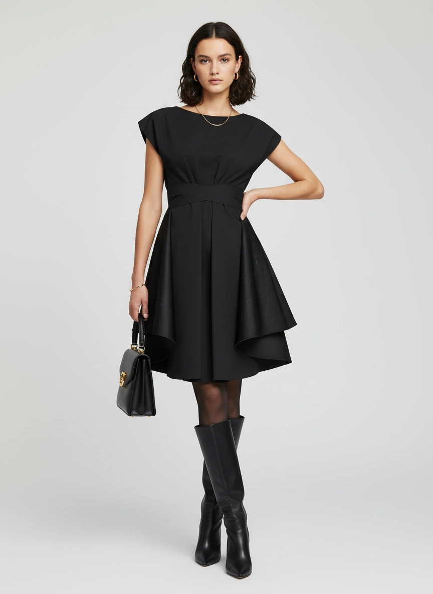 L U C I E M A R K O V A Gravity Hi Wrap Dress (Business Wrap Dress) - Image 2