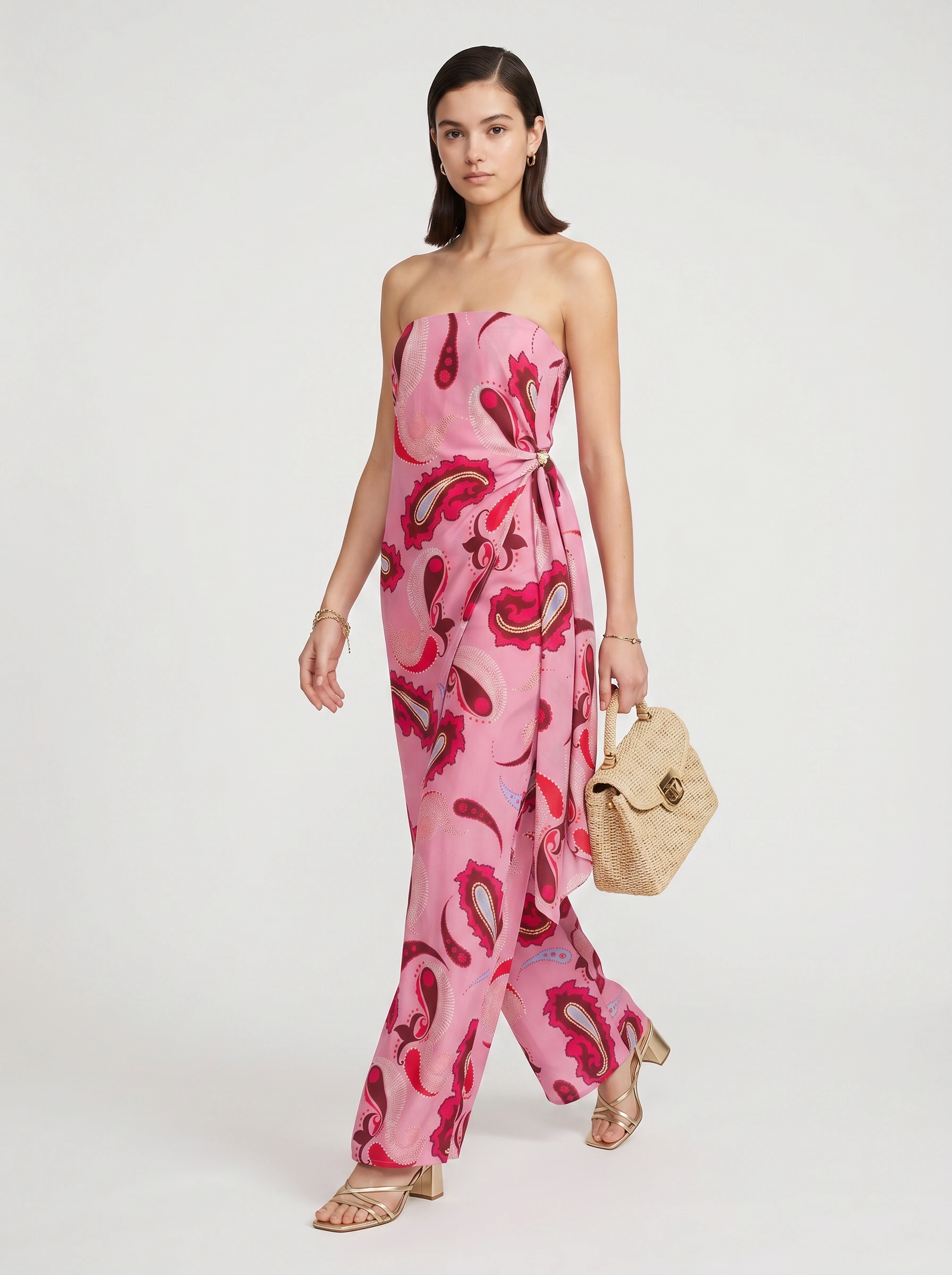 Style Junkiie Pink Jumpsuit - Image 2