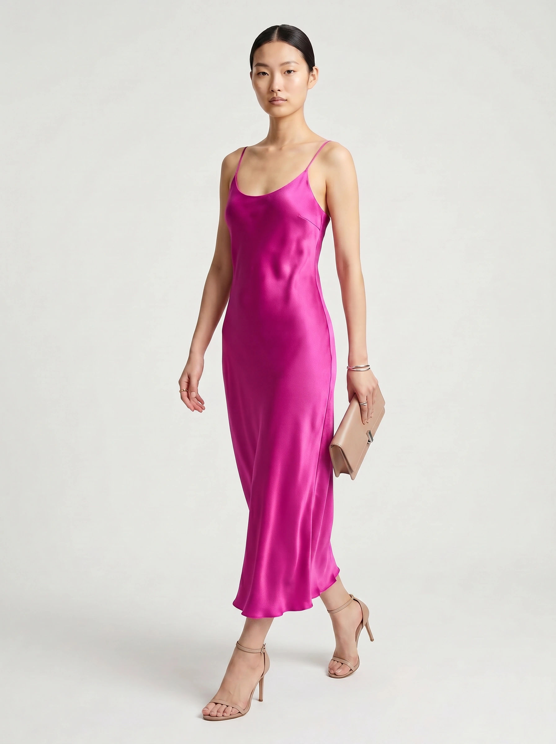 HOUSE OF GILLIAN MARIE COUTURE Pink Cocktail Dress - Image 2