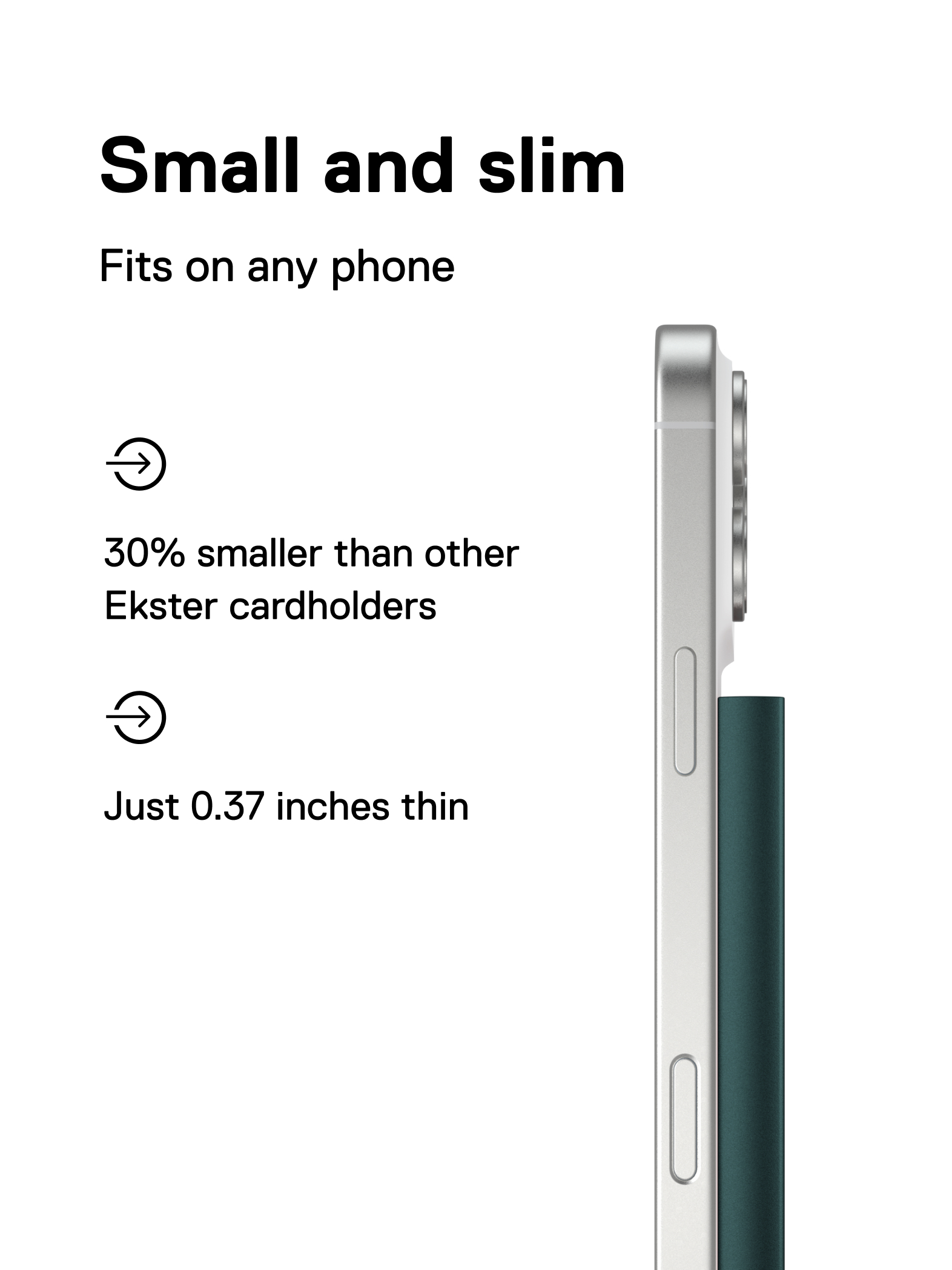 Ekster Cardholder Pro For MagSafe Transformative Teal - Image 3