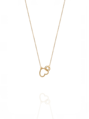 Fefa Jewelry Gold Heart Necklace