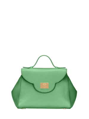 Henry Daniel Roma Green Calf Leather Medium Crossbody