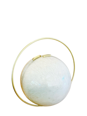 Indus Threads White Small Clutch