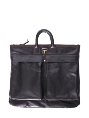 MBS Horse Hide Helmetbag Black