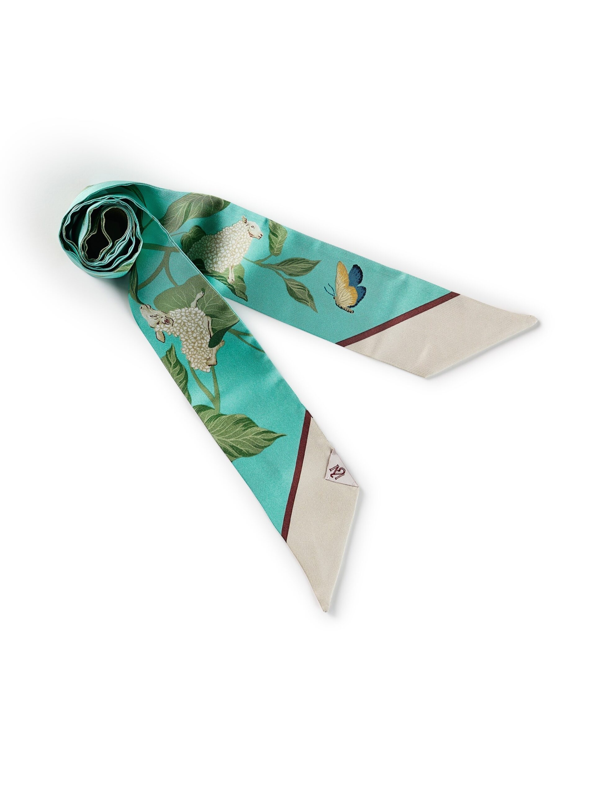 Moutonière C.M. Duffy Silk Twilly - Image 2