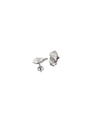 Sylvsmidja White Silver Earrings