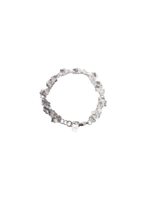 Sylvsmidja White Silver Bracelet