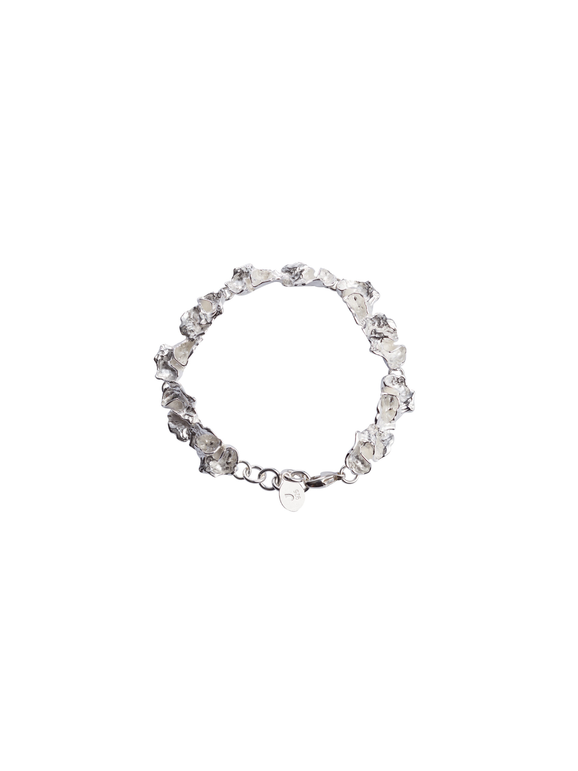 Sylvsmidja White Silver Bracelet
