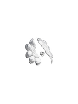 Sylvsmidja White Silver Earrings