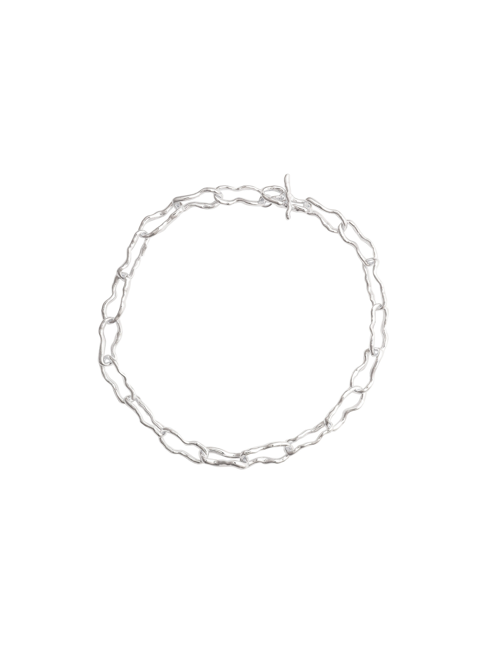 Sylvsmidja White Silver Necklace