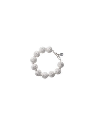 Sylvsmidja White Silver Bracelet