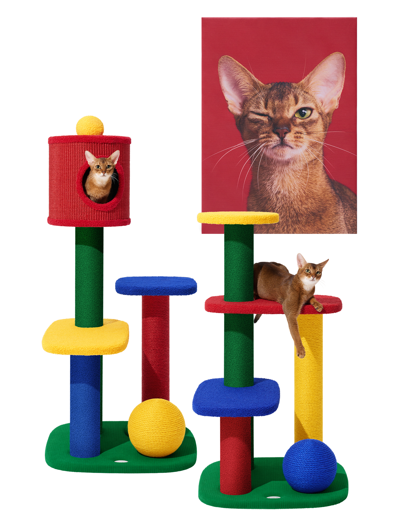 Vetreska Chroma Cat Climber - Open Platform - Image 4