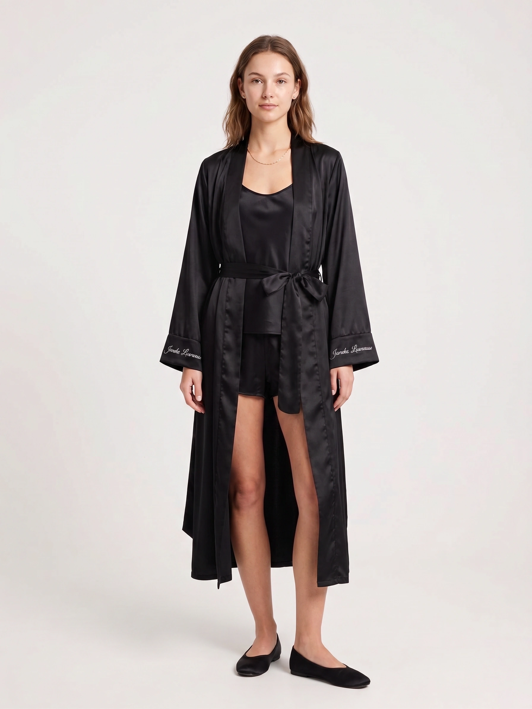 Janeke Luxueuse Black Loungewear Sleepwear – Flying Solo NYC