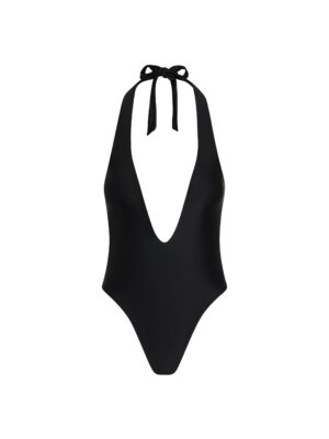 Aja Swimline Black Once Piece Swimwear