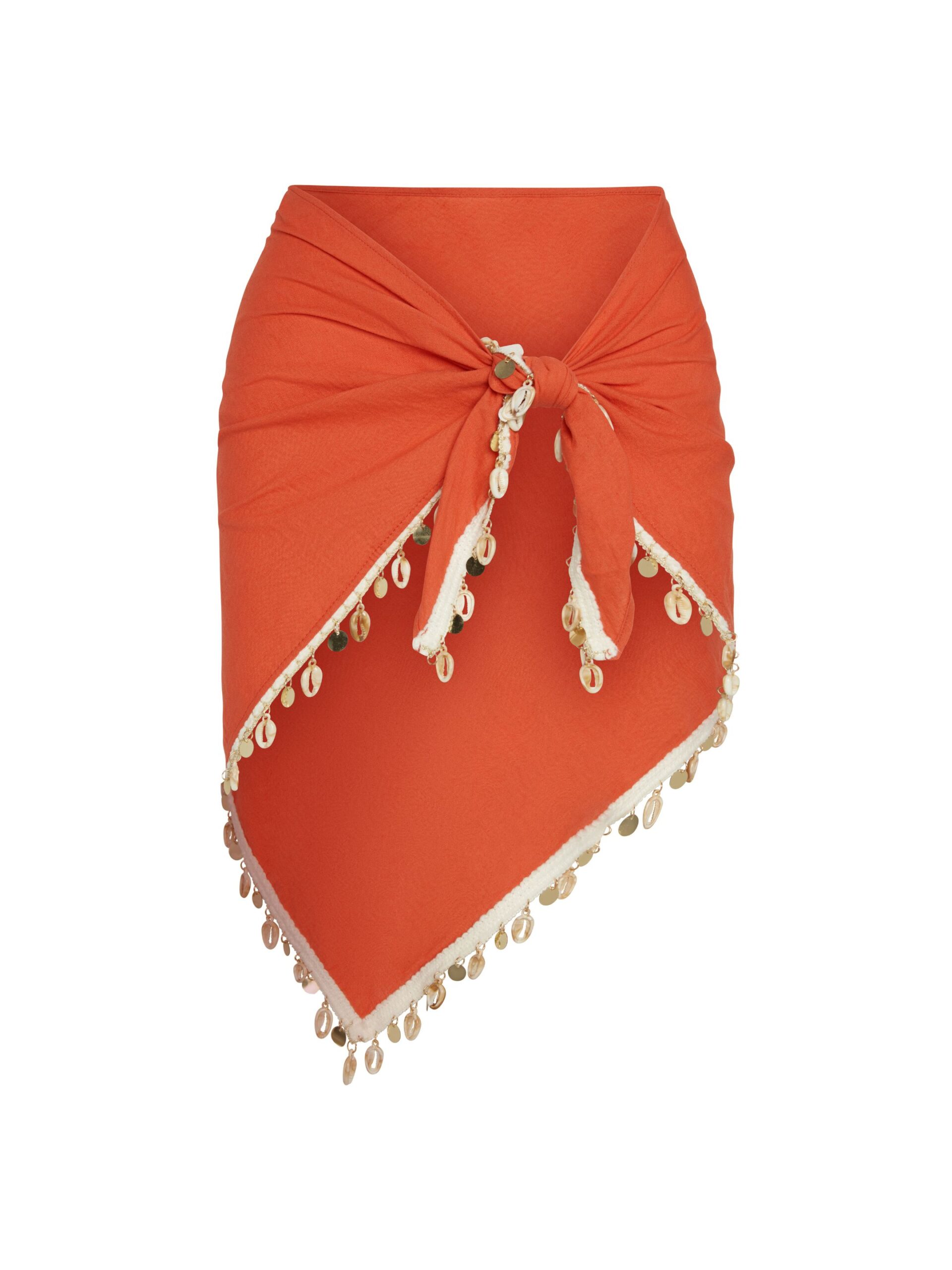 Aja Swimline Orange Once Piece Swimwear