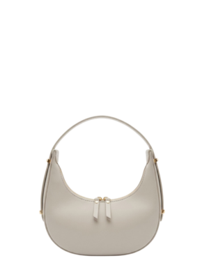 De Wan Milano Grey Leather Small Shoulder