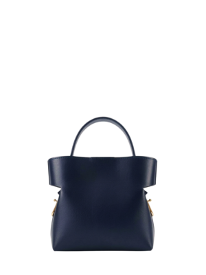 De Wan Milano Blue Leather Small Crossbody