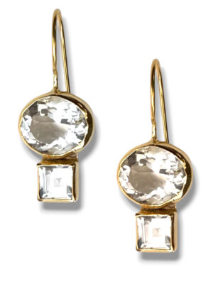 Dina Mackney Double Topaz Midi Earring