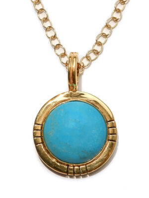 Dina Mackney Fine Turquoise Hashtag Necklace