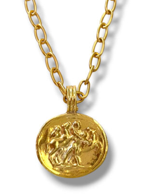 Dina Mackney Untamed Pendant On Oval Link Chain