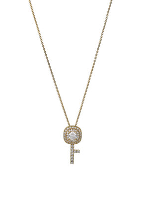REVE Silver Halo DQ Key Necklace