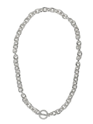 REVE Silver Toggle Bar Sterling Chain Necklace