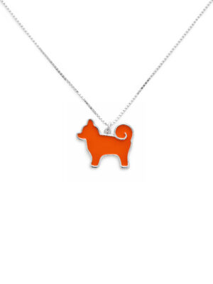 SHIBA & Co.® My Precious Shiba Inu Dog Pendant - 925 Sterling Silver