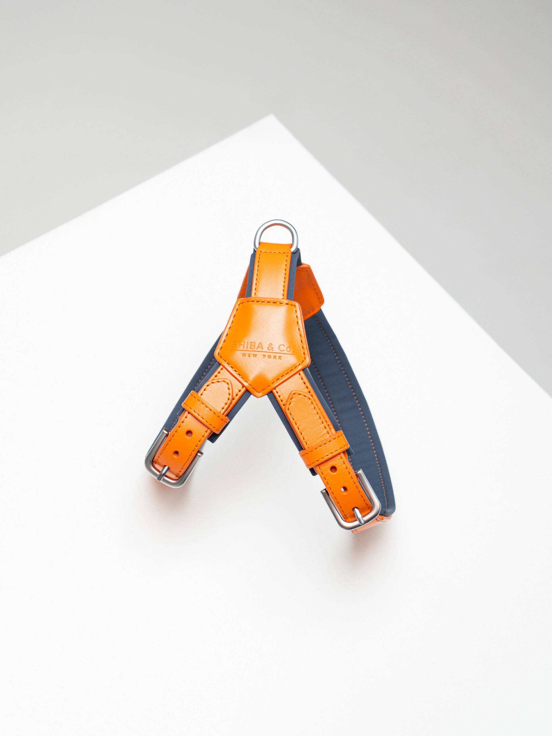 SHIBA & Co.® Milano Dog Harness In Italian Leather - Orange - Image 4