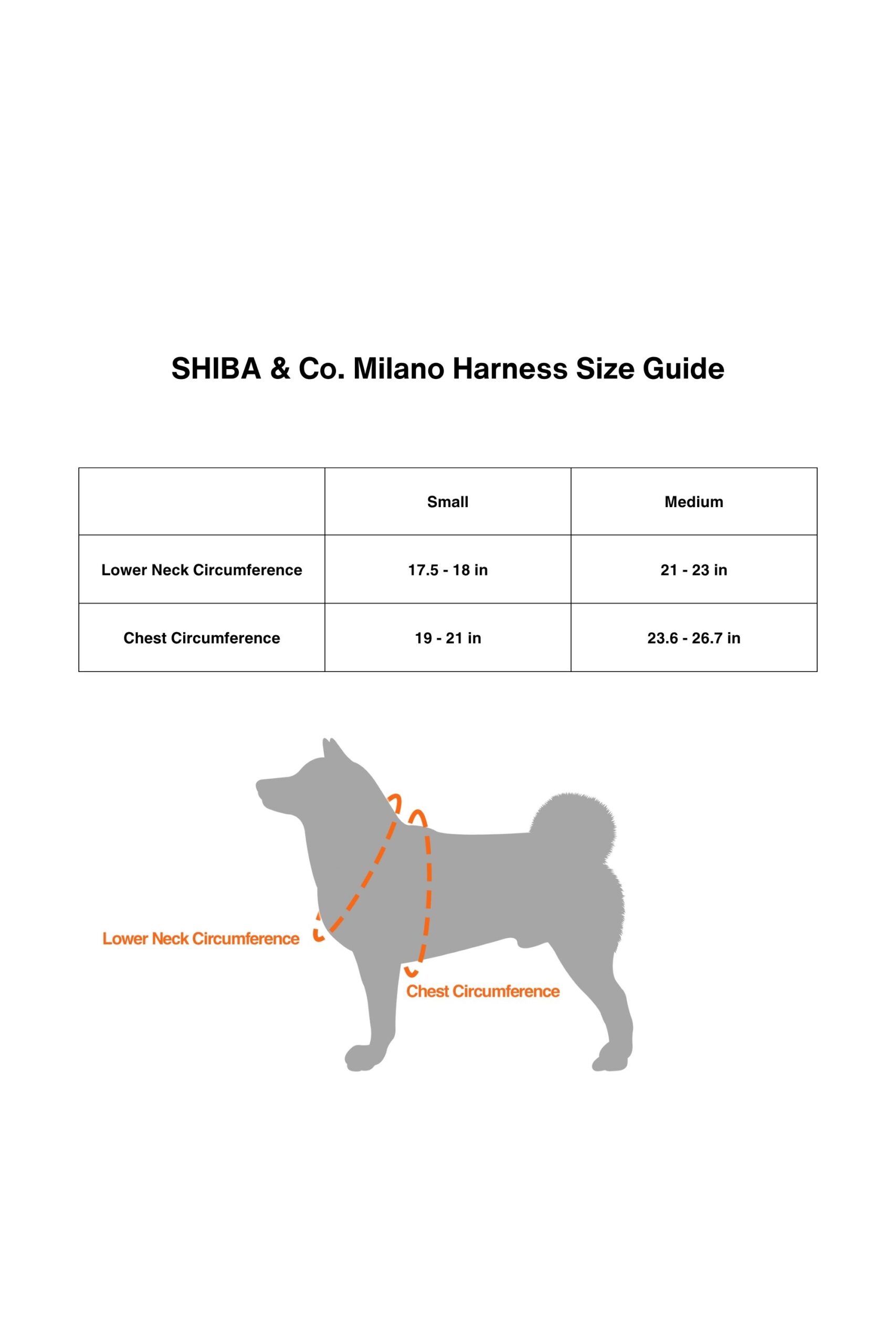SHIBA & Co.® Milano Dog Harness In Italian Leather - Orange - Image 8