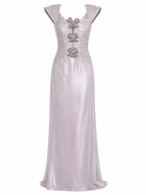 Silvas Dresses Purple Evening Dress