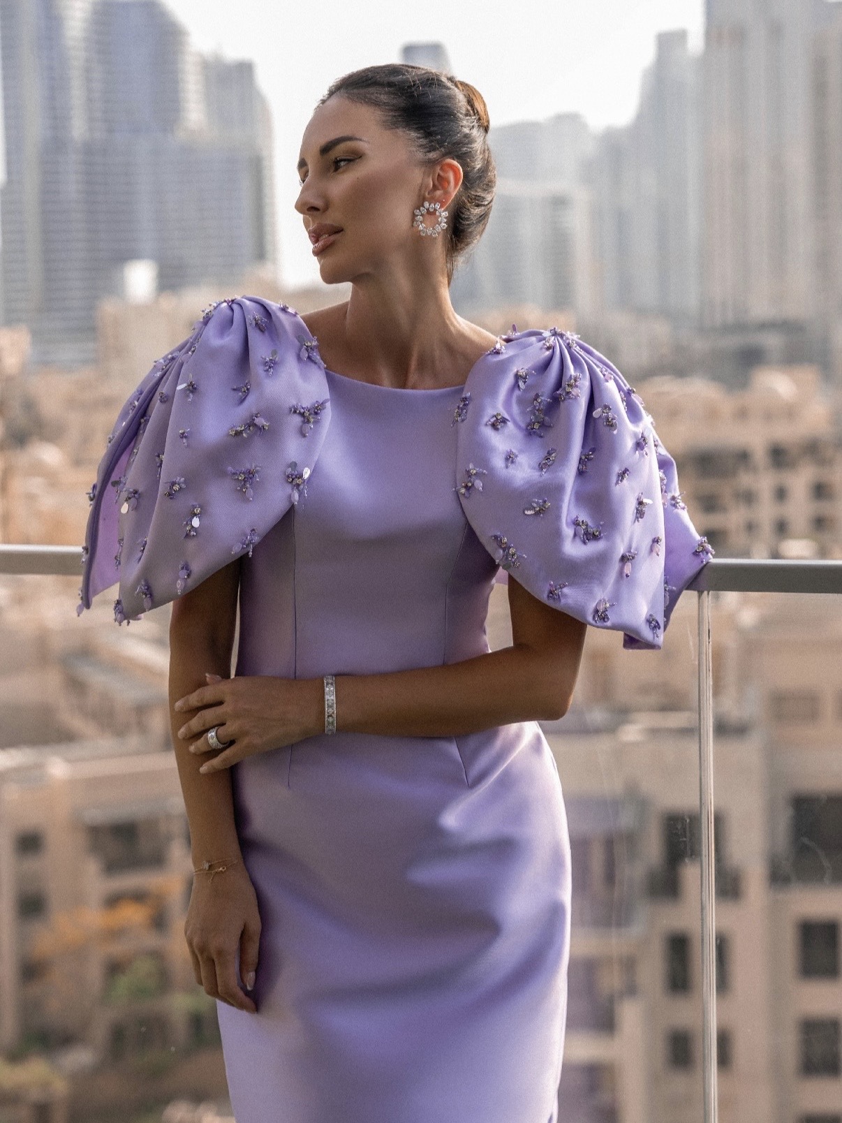 Silvas Dresses Purple Gown Dress - Image 4