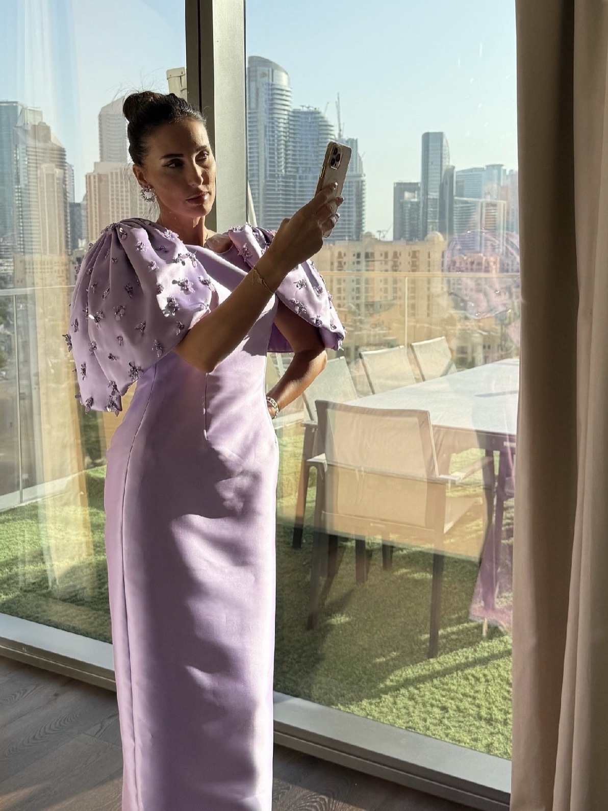 Silvas Dresses Purple Gown Dress - Image 3