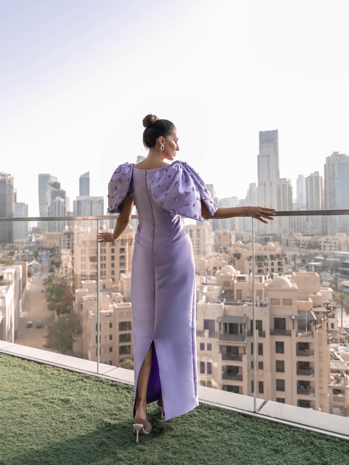 Silvas Dresses Purple Gown Dress - Image 2