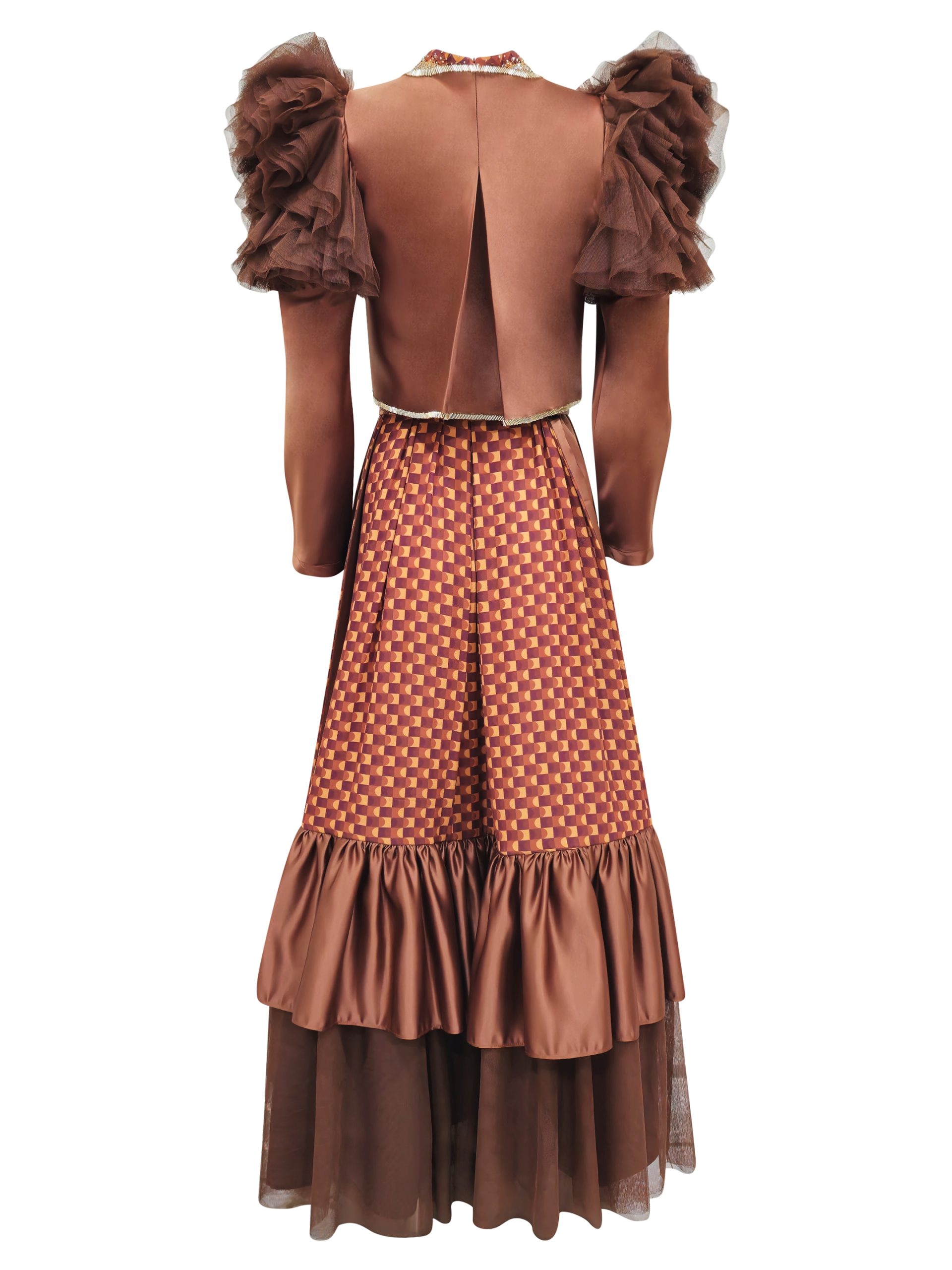 2madison Avenue BonitaGo Brown New Hasna Twin Set Dress - Image 3