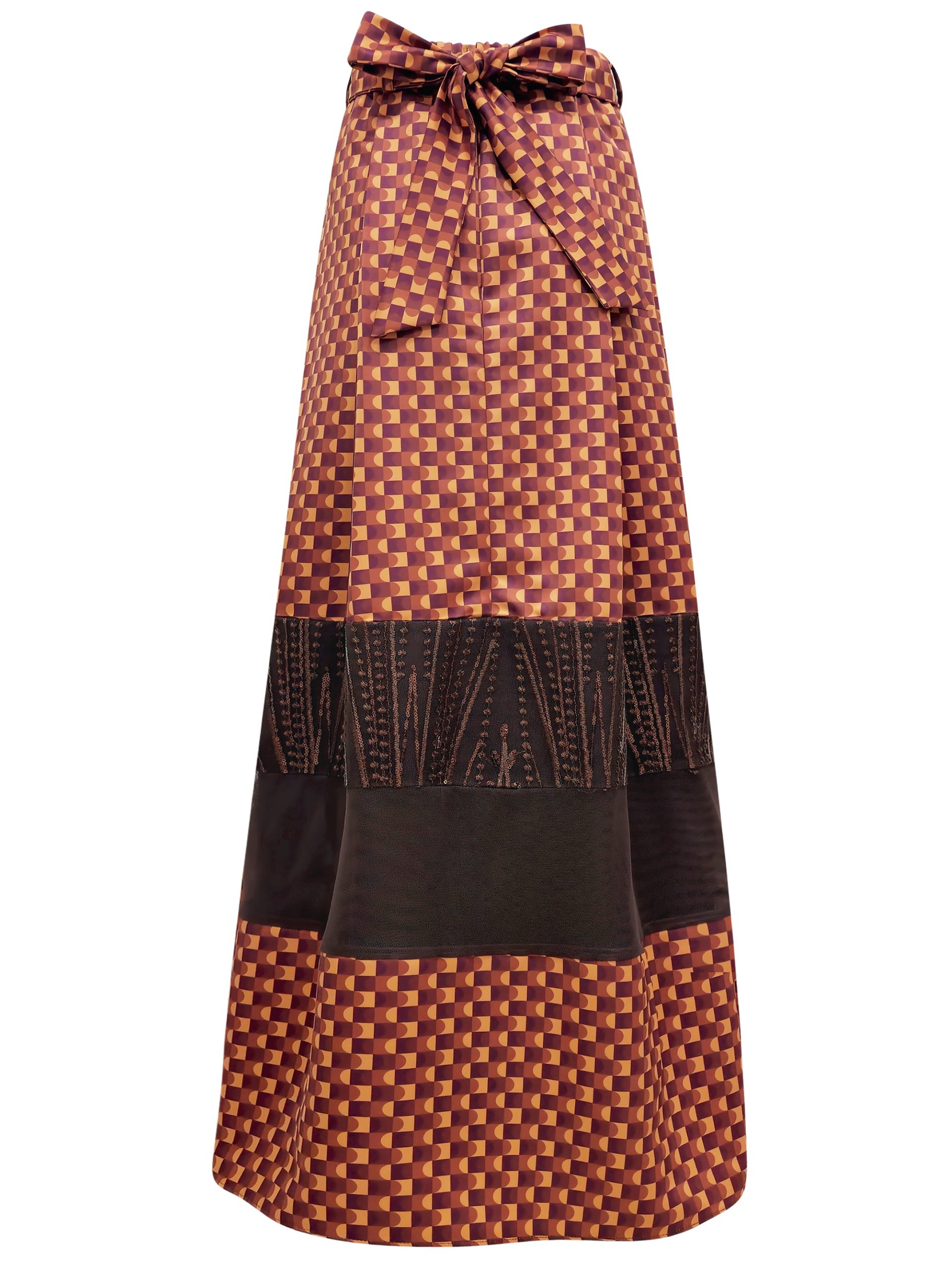 2madison Avenue BonitaGo Brown Jennifer Long Brown Skirt - Image 3