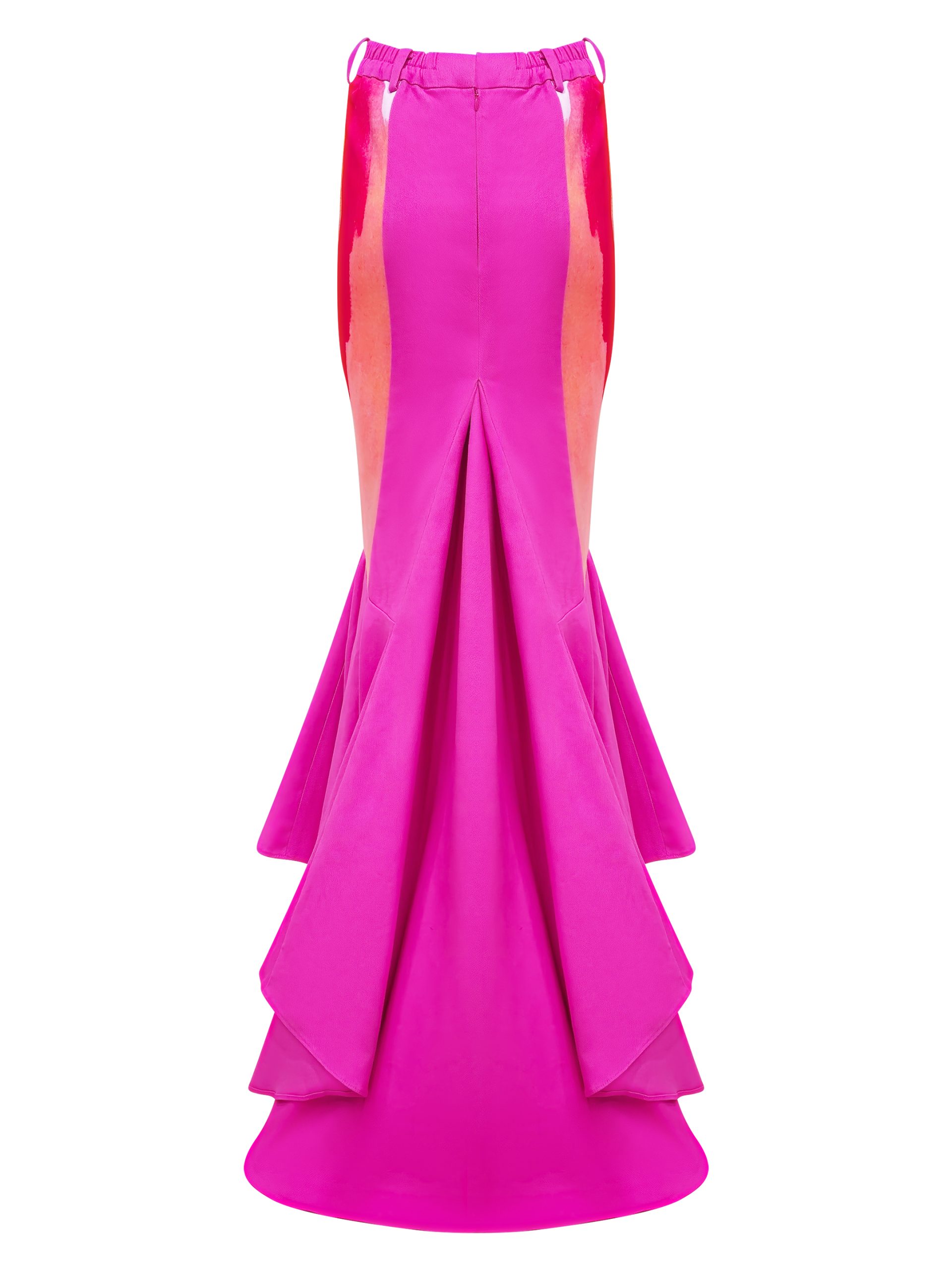 2madison Avenue Bonita AP Pink Mermaid Long Skirt - Image 3