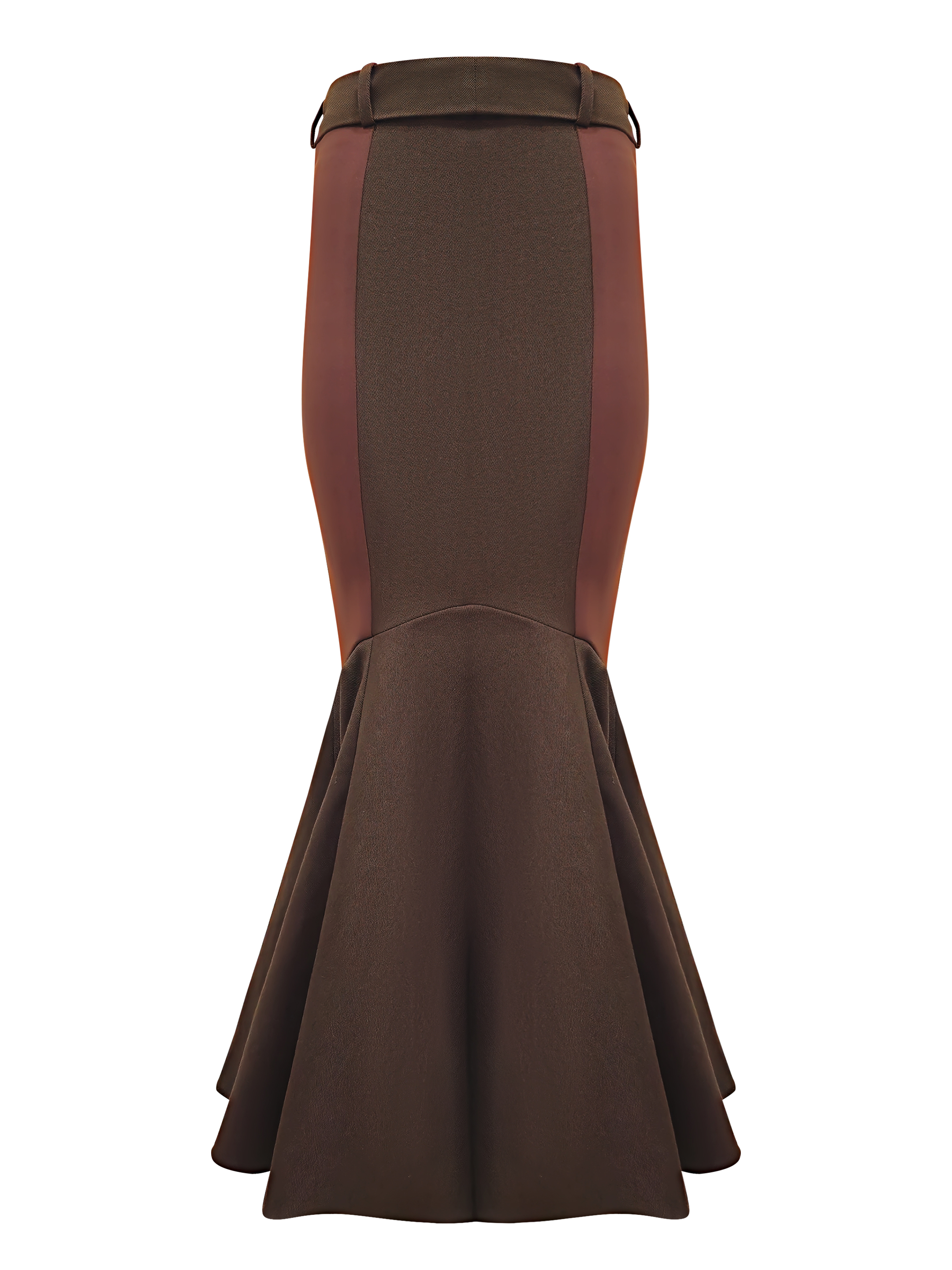 2madison Avenue Bonita Mermaid Long Skirt Brown