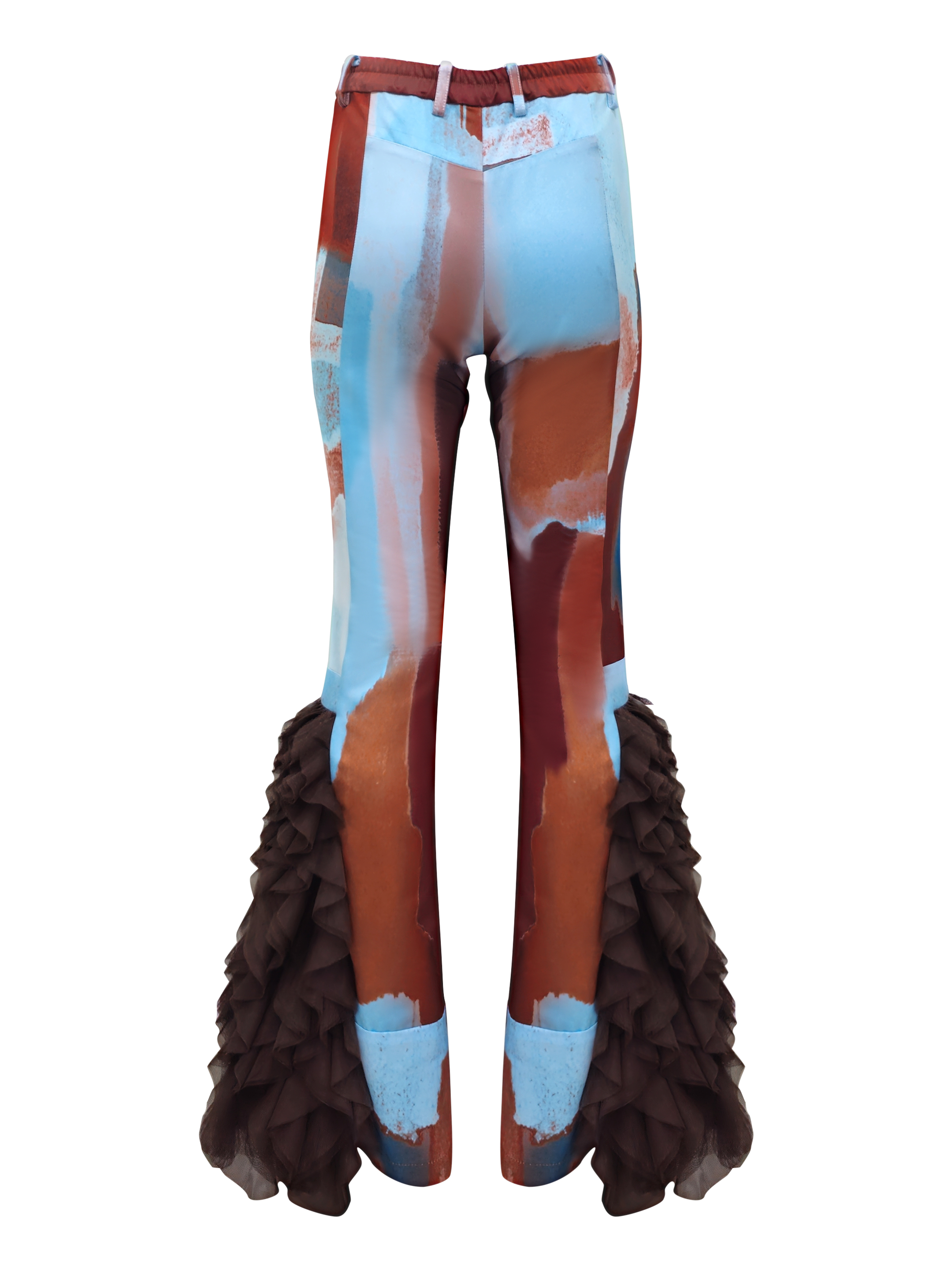 2madison Avenue Bonita AP Brown Lydia Pant F/P With Tulle - Image 3