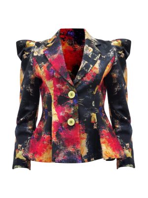 2madison Avenue The Canvas Black Samantha Blazer
